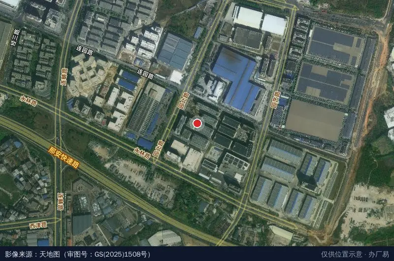 都龙科技园卫星位置示意图