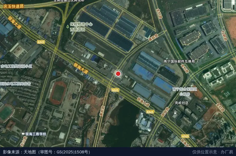 南宁保税物流中心卫星位置示意图