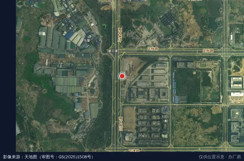 广西禄德江南智慧汽车产业园卫星位置示意图