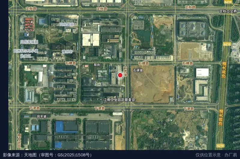台翔智能科技综合产业园卫星位置示意图