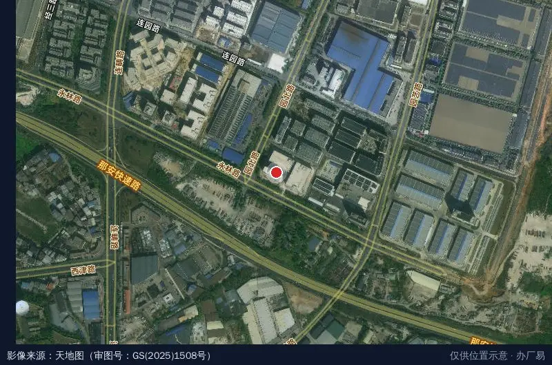 捷佳润智慧农业产业园卫星位置示意图