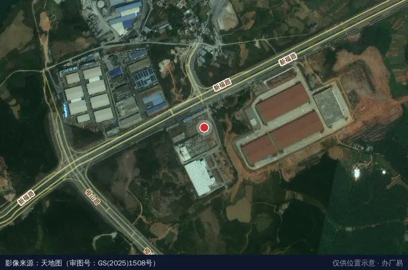 荣耀科技产业园(建设中)卫星位置示意图