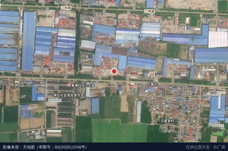 山东鲁腾车业有限公司(拳铺工业园区)卫星位置示意图