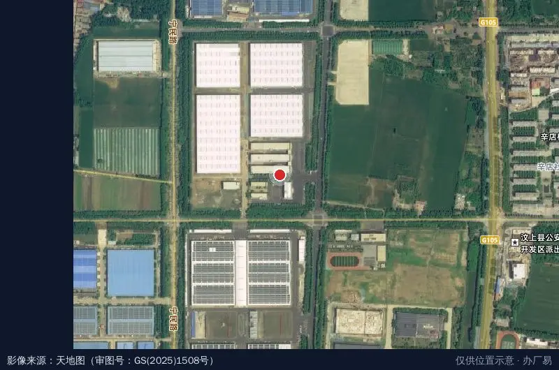 中国电子信创新兴产业基地卫星位置示意图