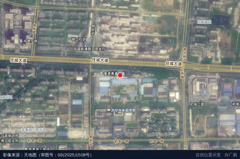 商动力数字电商产业园卫星位置示意图