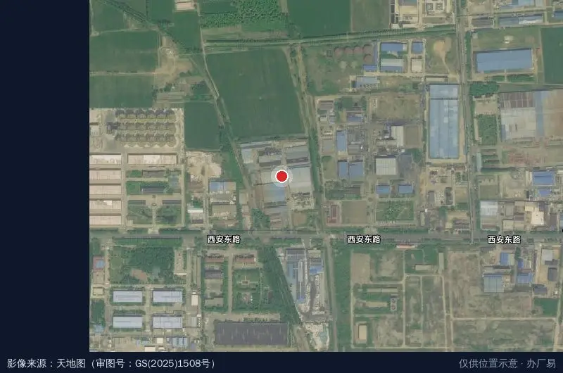 济宁净天环保产业园卫星位置示意图