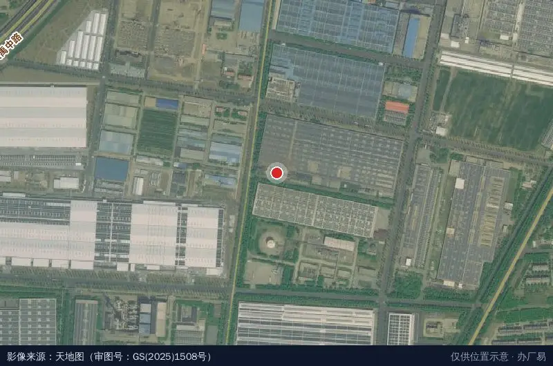济宁市兖州华勤工业园卫星位置示意图