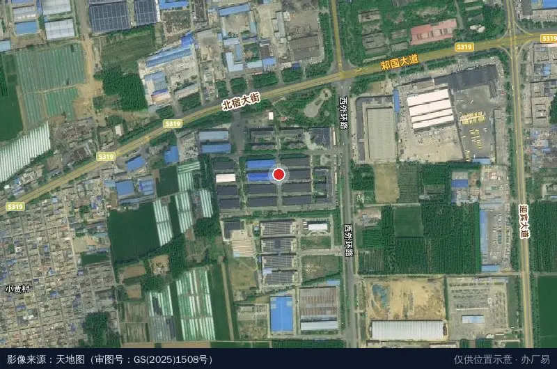济宁机器人产业园卫星位置示意图