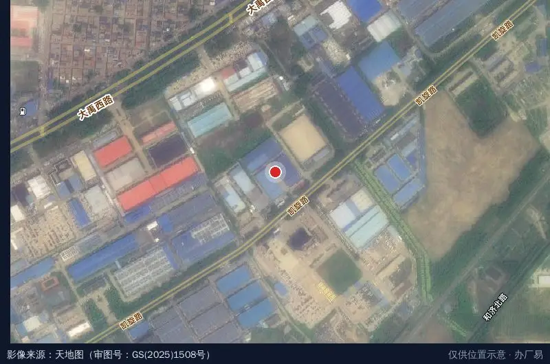 天一新型材料工业园卫星位置示意图