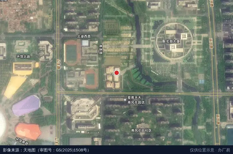 富慧源数字信息科技园F幢卫星位置示意图