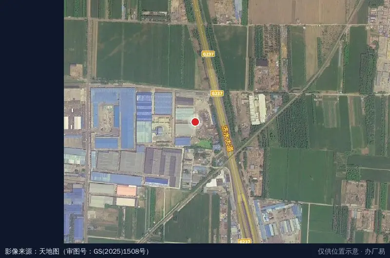 八里屯物流园卫星位置示意图