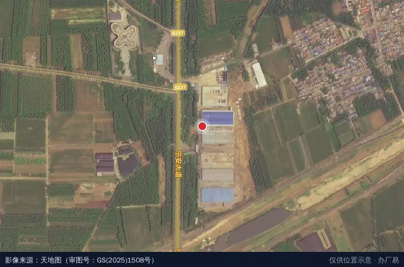 融辉济宁物流园卫星位置示意图