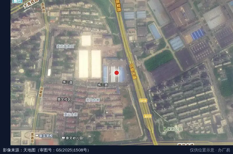 金迅电商物流园卫星位置示意图