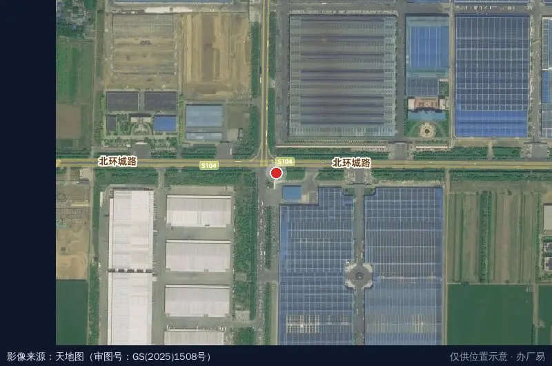 物流产业园卫星位置示意图