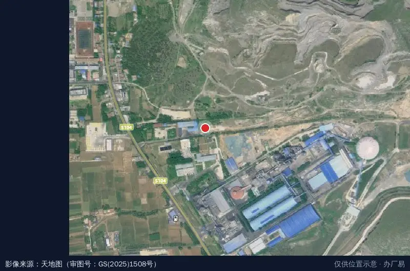 山水物流园卫星位置示意图
