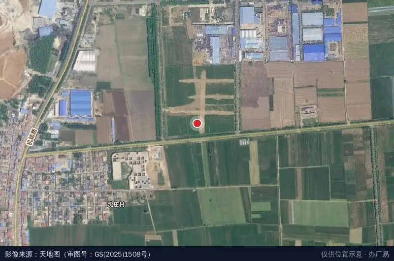 顺泰环保产业园卫星位置示意图