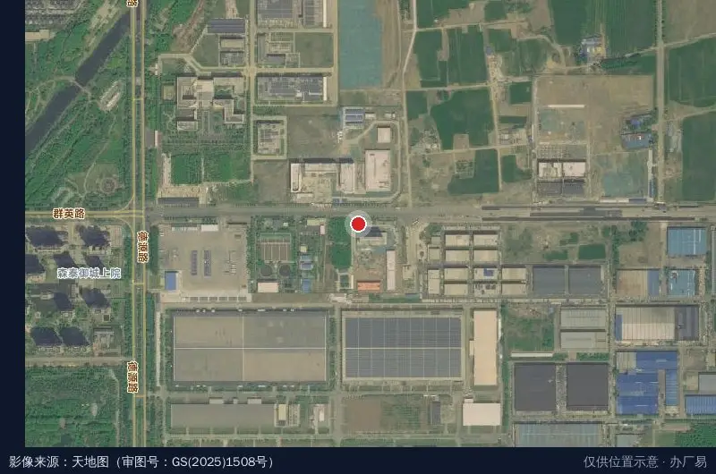 中金创科产业园卫星位置示意图