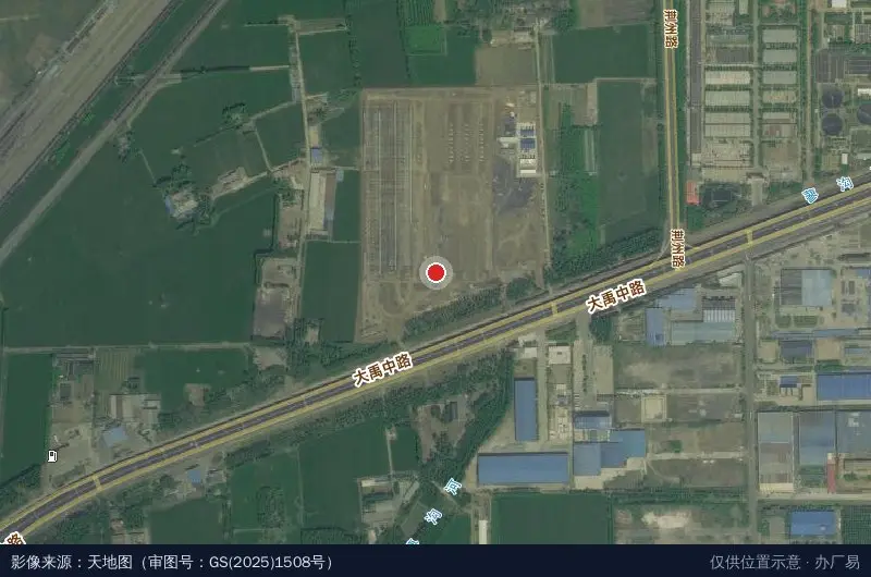 光磊钢构智慧产业园卫星位置示意图