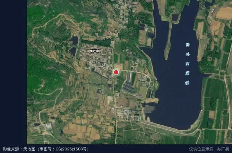 曲阜市福田中医药健康产业园卫星位置示意图