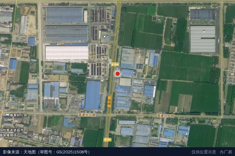 医疗产业园卫星位置示意图
