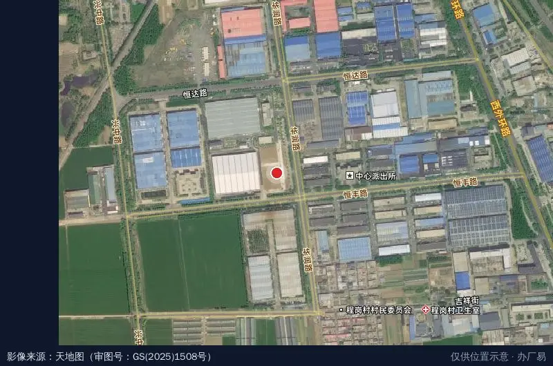珞石智能制造产业园2期卫星位置示意图