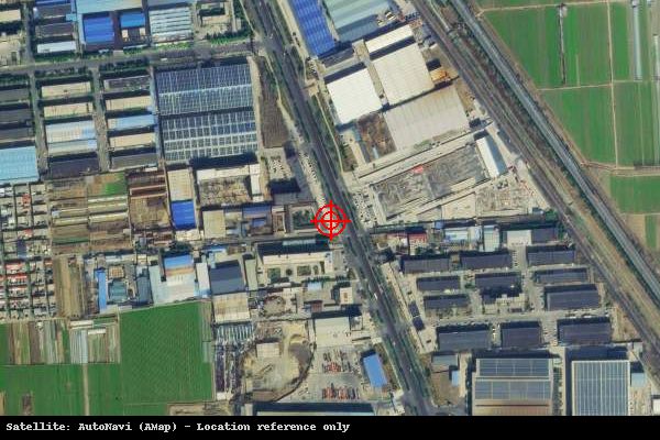 邹城市机器人产业孵化园卫星位置示意图