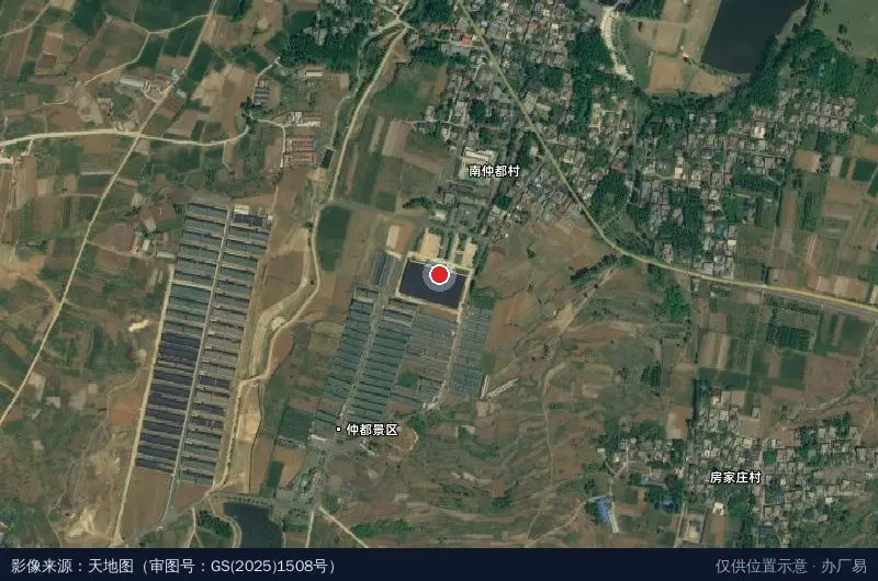 泗水智慧产业园共创基地卫星位置示意图