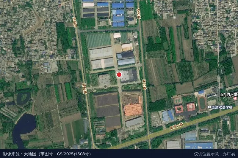 国家甘薯高科技产业园卫星位置示意图