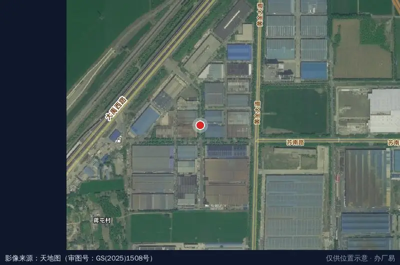 济宁高新区第七工业园卫星位置示意图