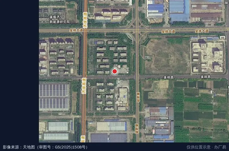 西城新谷数字经济园(北区)卫星位置示意图