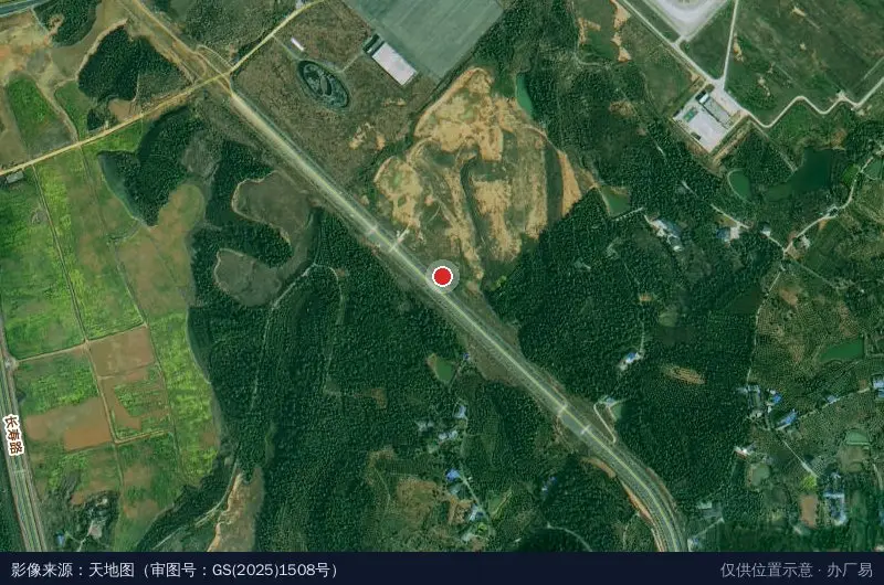 三峡智慧航空产业园(建设中)卫星位置示意图