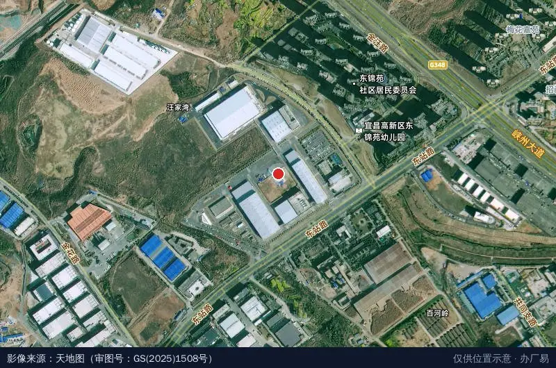 安琪健康食品产业园卫星位置示意图