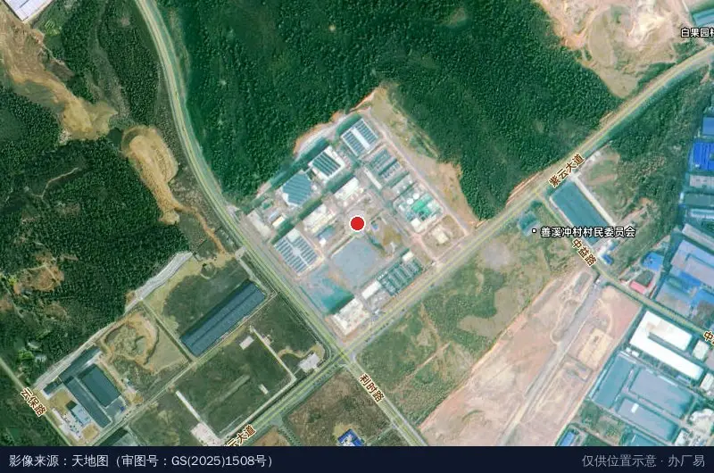 赤诚生物产业园(建设中)卫星位置示意图