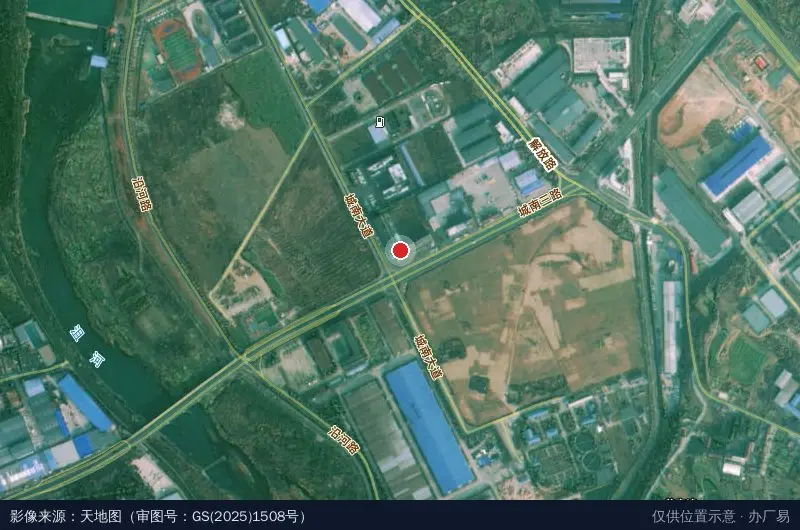 北斗科技园卫星位置示意图