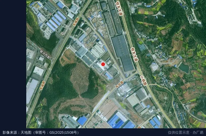 中合智仪智能装备产业基地卫星位置示意图