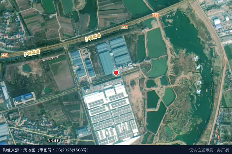 泰兰尼斯智慧产业园卫星位置示意图