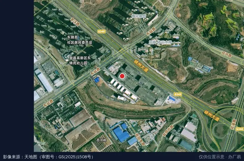兴盛产业园卫星位置示意图