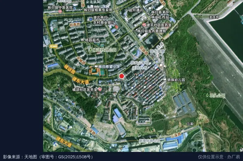 庙嘴经济园区卫星位置示意图