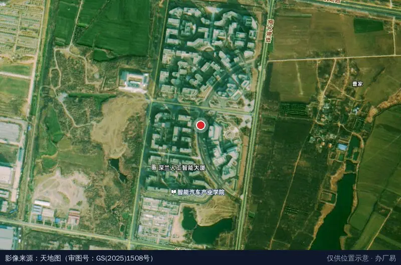 襄阳科技城二期卫星位置示意图