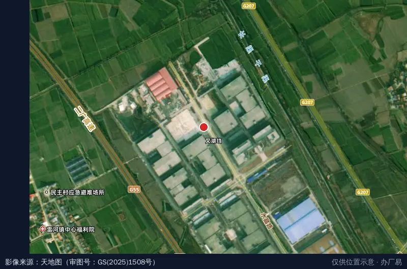 高新科技产业园(二期)卫星位置示意图