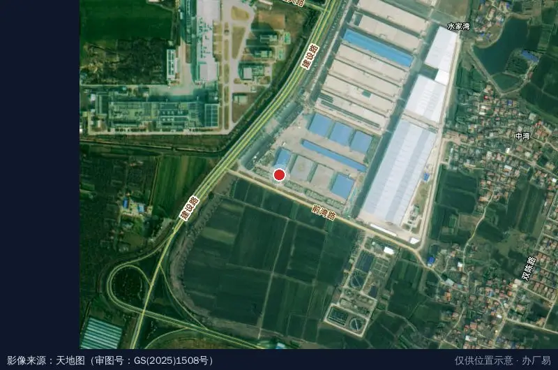 襄阳新发地百应仓储物流园卫星位置示意图
