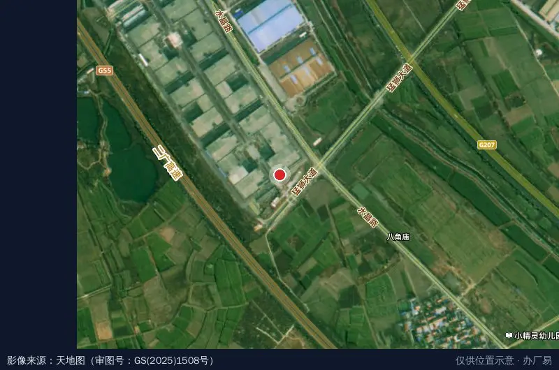 高新科技产业园卫星位置示意图
