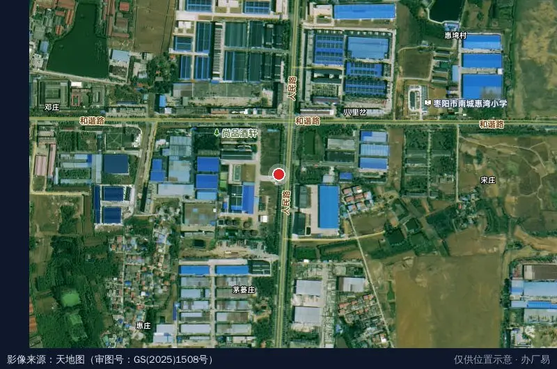 湖北硕悦科技产业园卫星位置示意图
