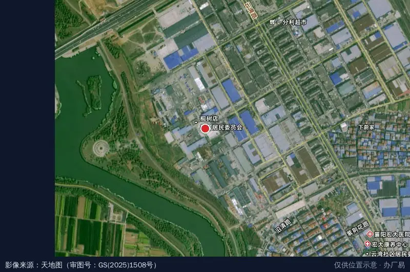 光彩物流园卫星位置示意图