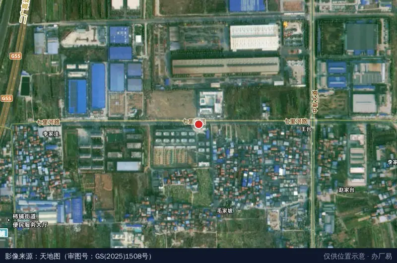 新东风新基建智能科创产业园卫星位置示意图