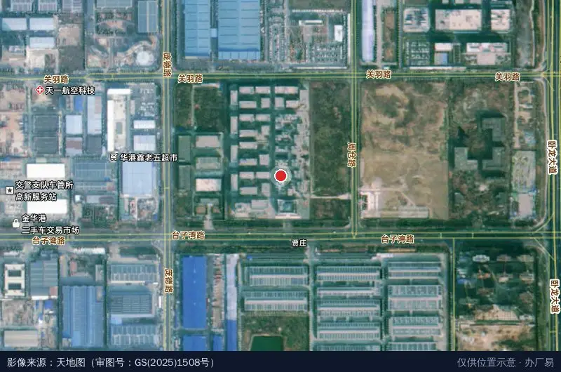 中建智慧城卫星位置示意图