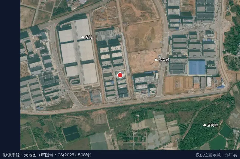 万宏同创工业科技园(招商中心)卫星位置示意图