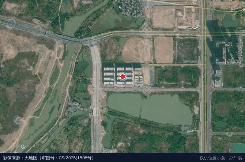 高清显示科技园卫星位置示意图