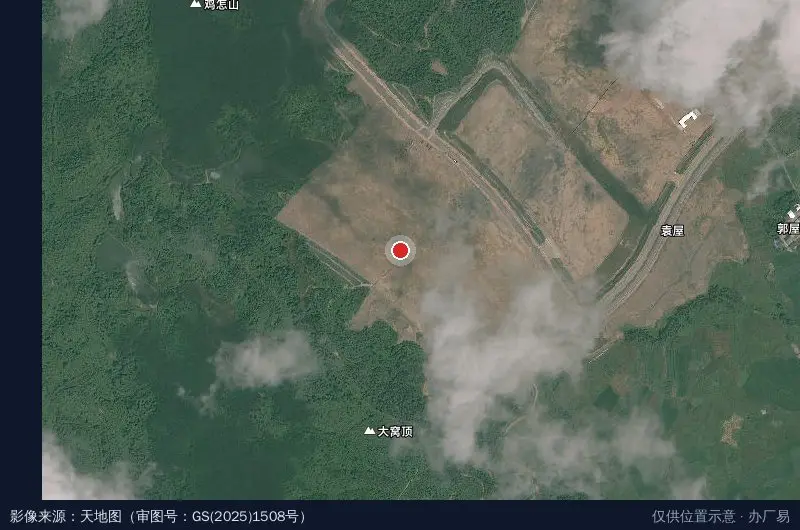 途锐产业园(建设中)卫星位置示意图