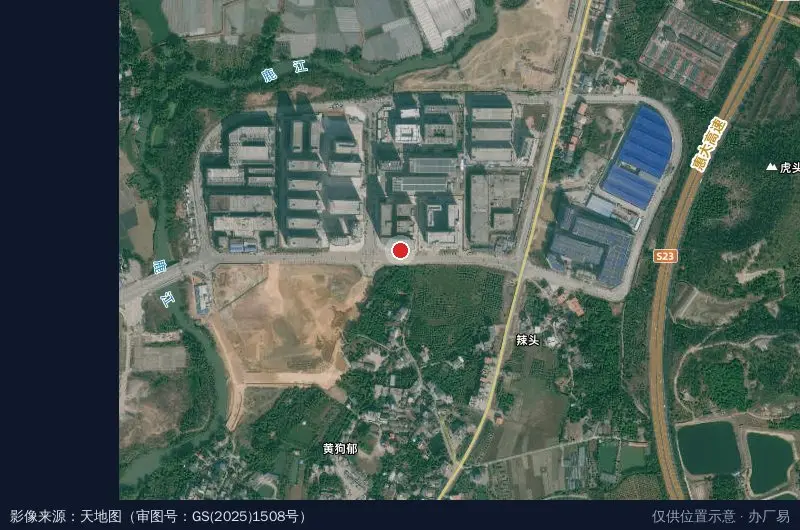 福斯康姆智慧产业园卫星位置示意图